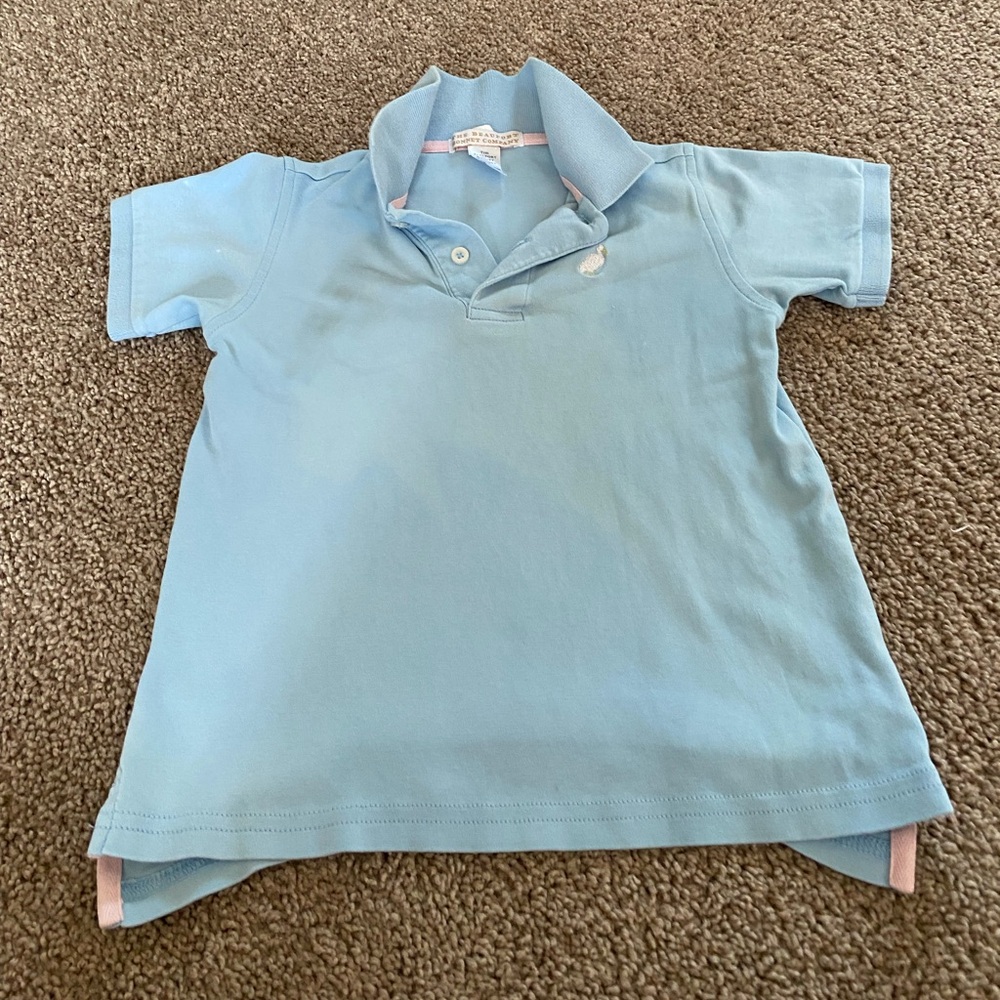 The Beaufort Bonnet light blue boys polo size 5. Gently worn.